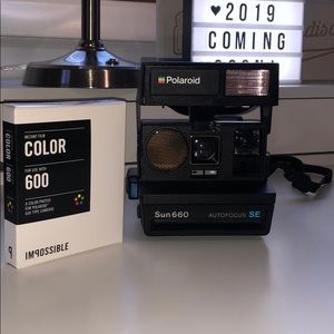 Vintage Polaroid camera